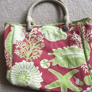 Donna Dixon beach tote star fish